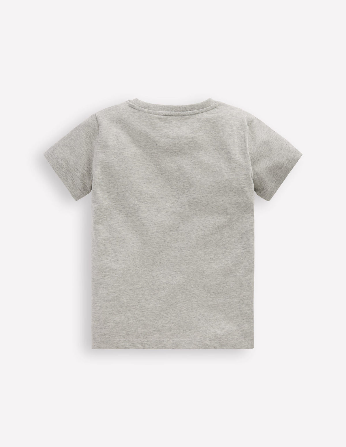 Short Sleeve Graphic T-shirt-Grey Marl Dinos