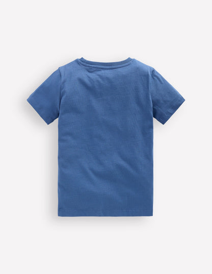 Glow-In-The-Dark T-shirt-True Navy Turtles