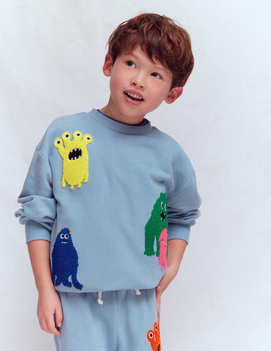 Fun Sweatshirt-Boucle Monster