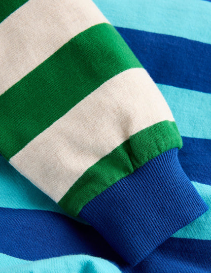 Everyday Printed Sweatshirt-Hotch Stripe