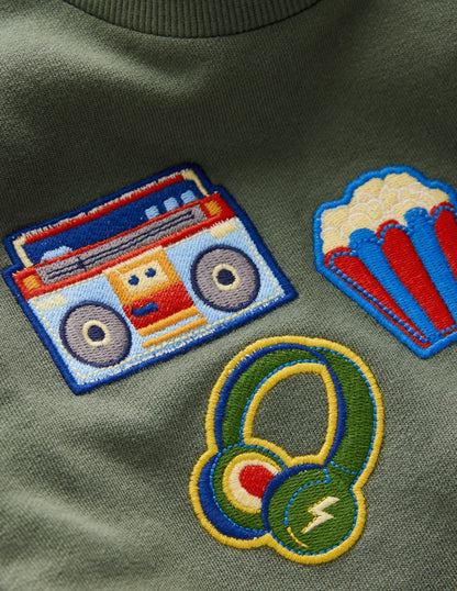 Badge Sweatshirt-Laurel Wreath Activity