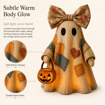 🏆Limited Time Sale 49% OFF🍂👻 Lighted Vintage Patchwork Ghost